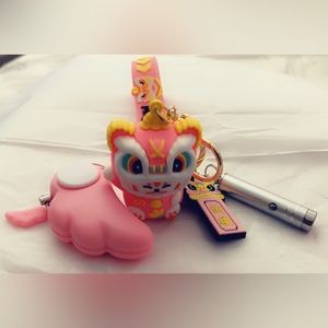 New Year of the Tiger Lucky Cat  Keychain